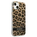 Guess GUHCP13SHSLEOW iPhone 13 mini 5,4" brązowy/brown hardcase Leopard