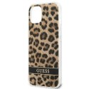 Guess GUHCP13SHSLEOW iPhone 13 mini 5,4" brązowy/brown hardcase Leopard