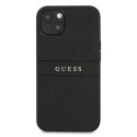 Guess GUHCP13SPSASBBK iPhone 13 mini 5,4" czarny/black Saffiano Strap