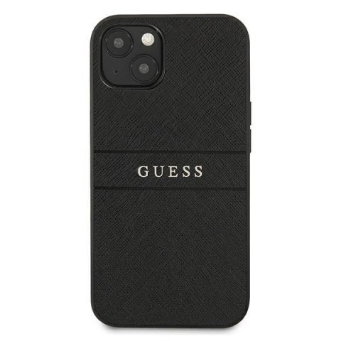 Guess GUHCP13SPSASBBK iPhone 13 mini 5,4" czarny/black Saffiano Strap