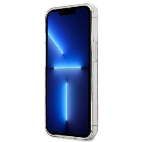 Guess GUHCP13XHSLEOP iPhone 13 Pro Max 6,7" różowy/pink hardcase Leopard