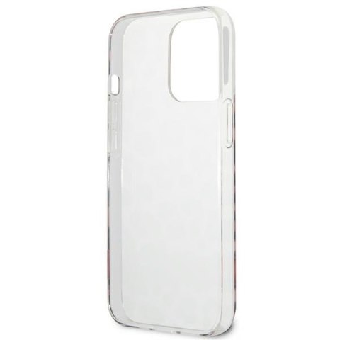 Guess GUHCP13XHSLEOP iPhone 13 Pro Max 6,7" różowy/pink hardcase Leopard