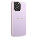 Guess GUHCP13XPSASBPU iPhone 13 Pro Max 6,7" fioletowy/purple hardcase Saffiano Stripe