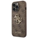 Guess GUHCP14L4GMGBR iPhone 14 Pro 6,1" brązowy/brown hardcase 4G Big Metal Logo