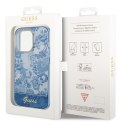 Guess GUHCP14LHGPLHB iPhone 14 Pro 6,1" niebieski/blue hardcase Porcelain Collection