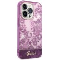 Guess GUHCP14LHGPLHF iPhone 14 Pro 6,1" fuksja/fuschia hardcase Porcelain Collection