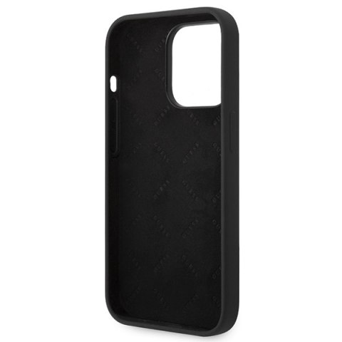 Guess GUHCP14LSLTGK iPhone 14 Pro 6,1" czarny/black hardcase Silicone Triangle