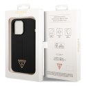 Guess GUHCP14LSLTGK iPhone 14 Pro 6,1" czarny/black hardcase Silicone Triangle