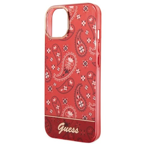 Guess GUHCP14MHGBNHR iPhone 14 Plus 6,7" czerwony/red hardcase Bandana Paisley