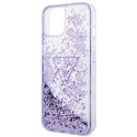 Guess GUHCP14MLFCTPU iPhone 14 Plus 6,7" fioletowy/purple hardcase Liquid Glitter Palm Collection