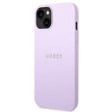 Guess GUHCP14MPSASBPU iPhone 14 Plus 6,7" fioletowy/purple Saffiano Strap