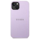 Guess GUHCP14MPSASBPU iPhone 14 Plus 6,7" fioletowy/purple Saffiano Strap