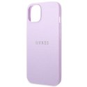 Guess GUHCP14MPSASBPU iPhone 14 Plus 6,7" fioletowy/purple Saffiano Strap