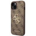 Guess GUHCP14S4GMGBR iPhone 14 6,1" brązowy/brown hardcase 4G Big Metal Logo