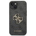 Guess GUHCP14S4GMGGR iPhone 14 6,1" szary/grey hardcase 4G Big Metal Logo