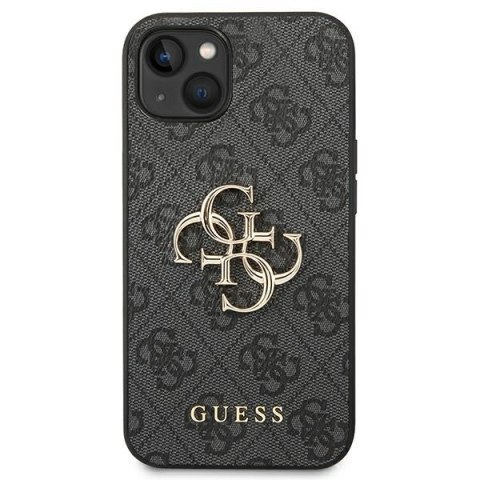 Guess GUHCP14S4GMGGR iPhone 14 6,1" szary/grey hardcase 4G Big Metal Logo