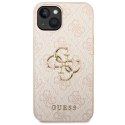 Guess GUHCP14S4GMGPI iPhone 14 6,1" różowy/pink hardcase 4G Big Metal Logo