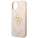 Guess GUHCP14S4GMGPI iPhone 14 6,1" różowy/pink hardcase 4G Big Metal Logo