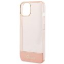 Guess GUHCP14SHGCOP iPhone 14 6,1" różowy/pink hardcase Translucent
