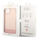 Guess GUHCP14SHGCOP iPhone 14 6,1" różowy/pink hardcase Translucent