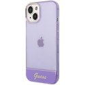 Guess GUHCP14SHGCOU iPhone 14 6,1" fioletowy/purple hardcase Translucent