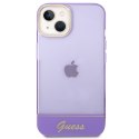 Guess GUHCP14SHGCOU iPhone 14 6,1" fioletowy/purple hardcase Translucent