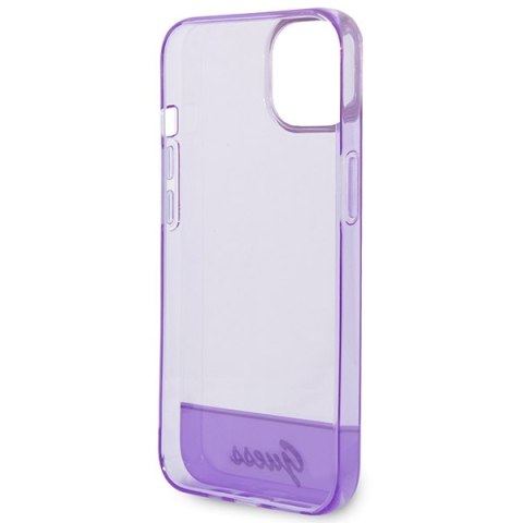 Guess GUHCP14SHGCOU iPhone 14 6,1" fioletowy/purple hardcase Translucent