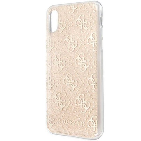 Guess GUHCPXPCU4GLGO iPhone X/Xs złoty/gold hard case 4G Glitter