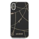 Guess GUHCPXPCUCHBK iPhone X/Xs czarny/black hardcase Gold Chain Collection