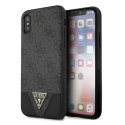 Guess GUHCPXPU4GHBK iPhone X/Xs szary/grey hardcase 4G Triangle Collection