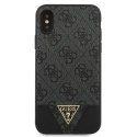 Guess GUHCPXPU4GHBK iPhone X/Xs szary/grey hardcase 4G Triangle Collection