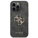 Guess GUHCP14X4GMGGR iPhone 14 Pro Max 6,7" szary/grey hardcase 4G Big Metal Logo