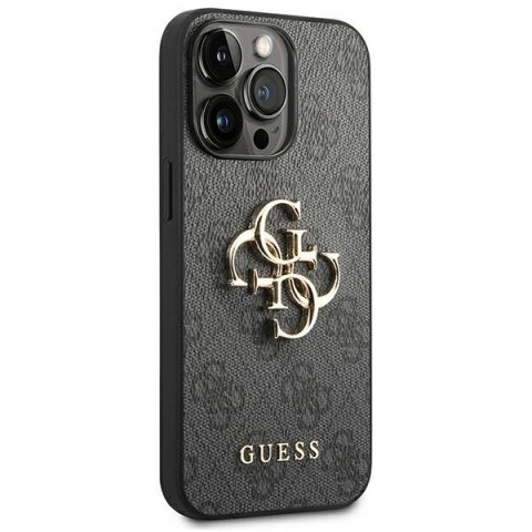Guess GUHCP14X4GMGGR iPhone 14 Pro Max 6,7" szary/grey hardcase 4G Big Metal Logo