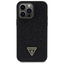 Guess GUHCP14XHDGTPK iPhone 14 Pro Max 6.7" czarny/black hardcase Rhinestone Triangle