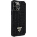 Guess GUHCP14XHDGTPK iPhone 14 Pro Max 6.7" czarny/black hardcase Rhinestone Triangle