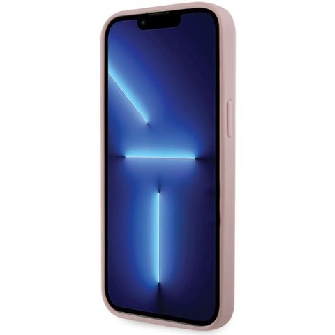 Guess GUHCP14XHDGTPP iPhone 14 Pro Max 6.7" różowy/pink hardcase Rhinestone Triangle