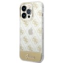 Guess GUHCP14XHG4MHG iPhone 14 Pro Max 6,7" złoty/gold hardcase 4G Pattern Script