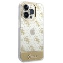 Guess GUHCP14XHG4MHG iPhone 14 Pro Max 6,7" złoty/gold hardcase 4G Pattern Script