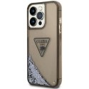 Guess GUHCP14XLFCTPK iPhone 14 Pro Max 6,7" czarny/black hardcase Liquid Glitter Palm Collection