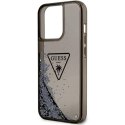 Guess GUHCP14XLFCTPK iPhone 14 Pro Max 6,7" czarny/black hardcase Liquid Glitter Palm Collection