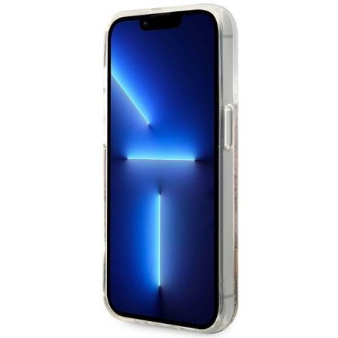 Guess GUHCP14XLFLSD iPhone 14 Pro Max 6,7" złoty/gold hardcase Paisley Liquid Glitter