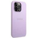 Guess GUHCP14XPSASBPU iPhone 14 Pro Max 6,7" fioletowy/purple Saffiano Strap