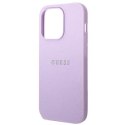 Guess GUHCP14XPSASBPU iPhone 14 Pro Max 6,7" fioletowy/purple Saffiano Strap
