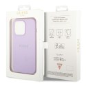 Guess GUHCP14XPSASBPU iPhone 14 Pro Max 6,7" fioletowy/purple Saffiano Strap