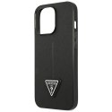 Guess GUHCP14XPSATLK iPhone 14 Pro Max 6,7" czarny/black hardcase SaffianoTriangle Logo