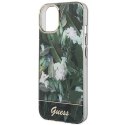 Guess GUHCP14SHGJGHA iPhone 14 / 15 / 13 6.1" zielony/green hardcase Jungle Collection