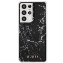 Guess GUHCS21LPCUMABK S21 Ultra G998 czarny/black hardcase Marble