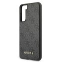 Guess GUHCS21MG4GFGR S21+ G996 szary/grey hard case 4G Metal Gold Logo