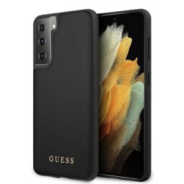 Guess GUHCS21MIGLBK S21+ G996 czarny/black hard case Iridescent