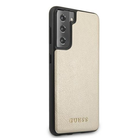 Guess GUHCS21MIGLGO S21+ G996 złoty/gold hard case Iridescent